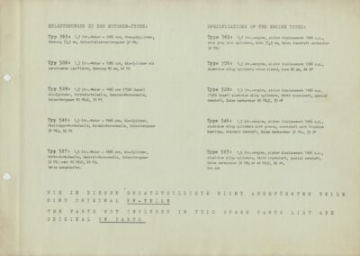 Porsche 356 pre A – Motor onderdelen catalogus - Image 2