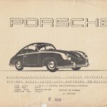 Porsche 356 pre A – Motor onderdelen catalogus