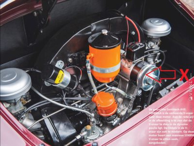 Correcte Porsche 356 Pre-A V-snaren set - Image 2