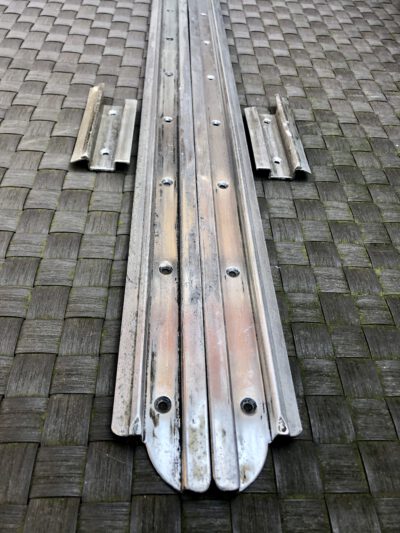 Compleet set VW T1 Samba dakrailsen / geleiders