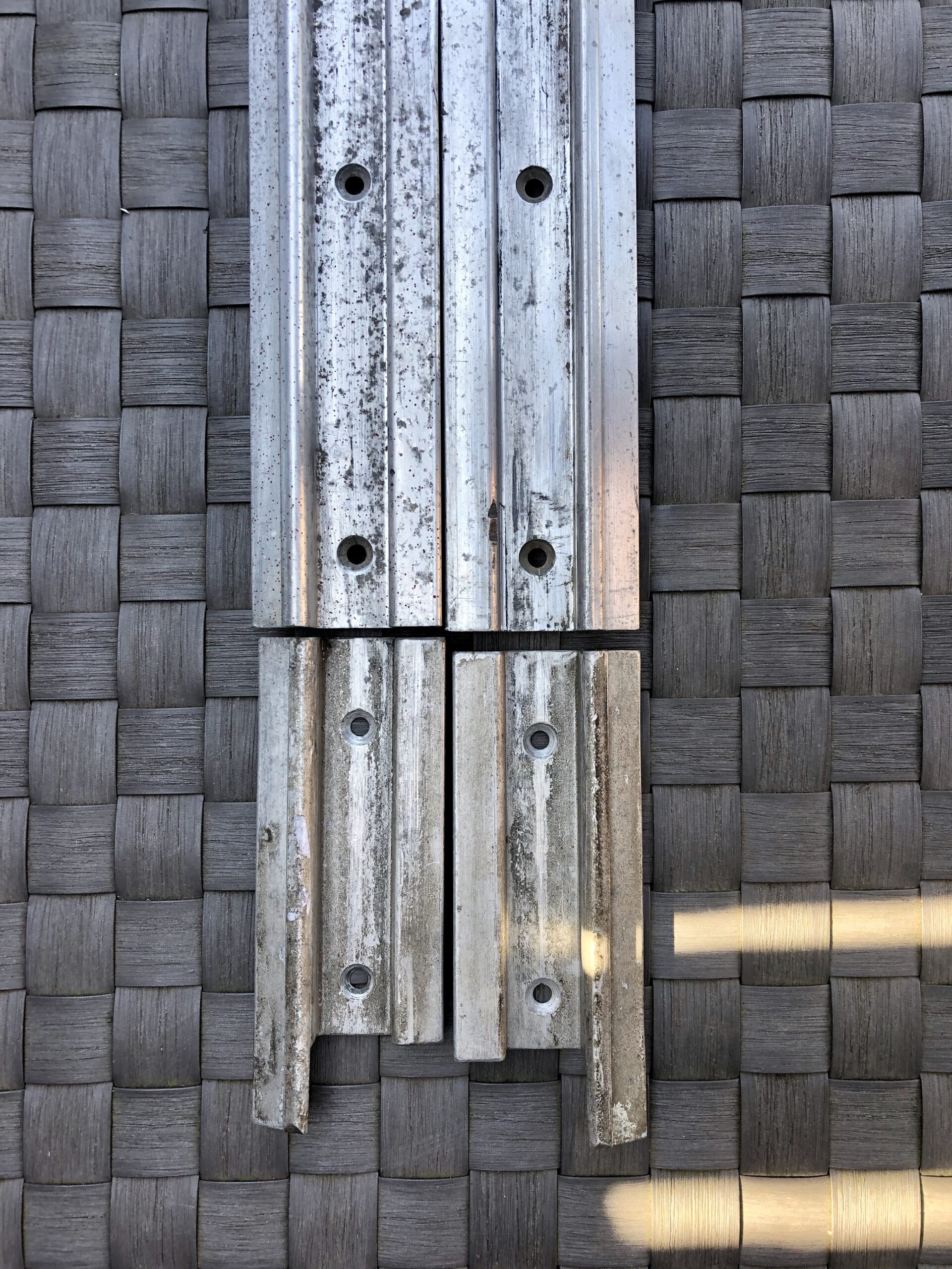 Compleet set VW T1 Samba dakrailsen / geleiders - Image 4